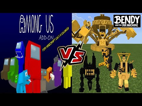 Among Us VS Bendy and the Ink Machine (Minecraft PE)