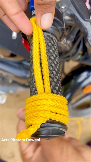 Methods for making self - made anti - slip covers for motorcycle handles.