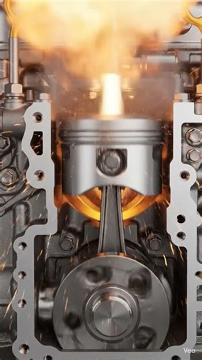 How a Diesel Engine Generates Power Using Compression!