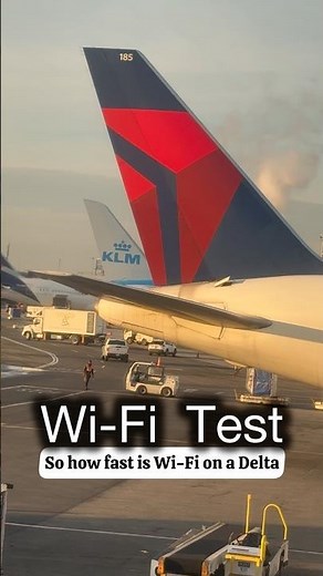 Delta Flight Wi-Fi Test 2025 – How Fast Is It Really? #travel #flight #wifi ‪@Delta‬