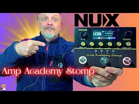NUX Amp Academy Stomp IN A SMALL SPACE THERE IS EVERYTHING YOU NEED !!