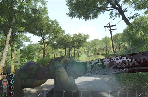 使用VR设备测试游玩SCUM