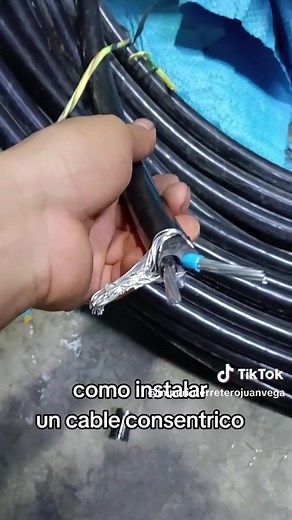 Guía para unir cables concéntricos monofásicos y trifásicos