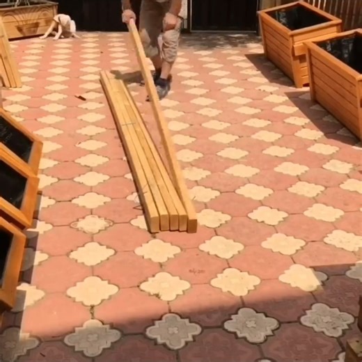 1.5K views · 11 reactions | Making a Bench - Flower Pot - Flowerpot from Wood! | Nature World | Facebook