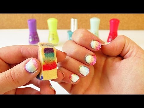Regenbogen Nagel Design | bunte Fingernägel für den Sommer | Rainbow Nail Art