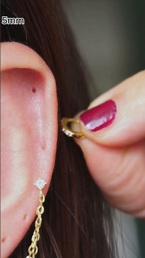 Hoop Earring Size Guide: Find Your Perfect Fit! 🌟#hoopearrings