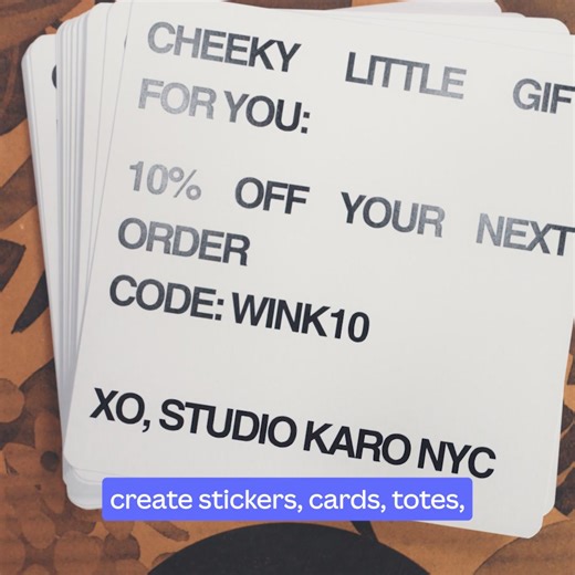 102 reactions · 9 comments | Brighten someone’s day with a custom gift! With Canva Print, I can design unique gifts—from stickers to cards—and get them delivered for free. Try it today and get free delivery on every order. | Canva | Facebook