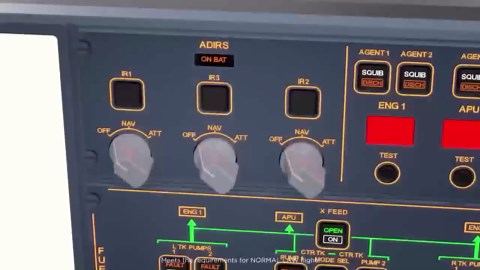 WINGFLEXSIM Flight Simulator A320 Overhead Panel Featuring IRS & Lighting Panels, Overhead Simulation Designed for PC Flight Sim Platforms, Delivering Professional-Level Simulation