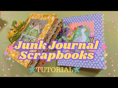 ✨Whimsical✨Junk Journal Scrapbooks✨🌷🪿 TUTORIAL✨🦋