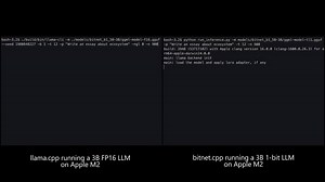 Microsoft researchers release bitnet.cpp, the official inference framework for 1-bit LLMs like BitNet b1.58. It has optimized kernels for fast, lossless inference on CPUs, achieving impressive speedups on ARM and x86 CPUs and significant energy reductions. https://t.co/mWmG58bFhK
