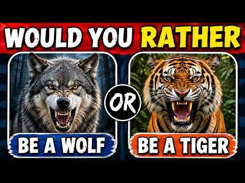 Would You Rather...? ANIMALS Edition 🐶😺 Hardest Choices Ever!