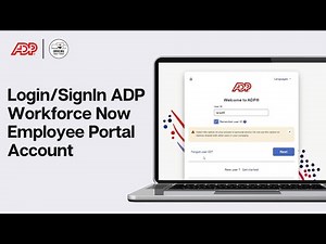 ADP Workforce Now Employee Login 2024 | How to Login/SignIn ADP Workforce Now Employee Portal