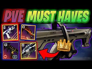 THE TOP PVE WEAPONS RIGHT NOW And How to Get Them (Updated Must Have Pve Weapons Tierlist 2025)