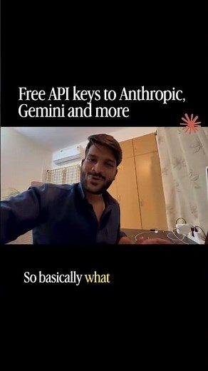How to get free API keys for Anthropic, Gemini and more. Follow me + DM "link" I'll send it.