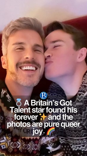 24K views · 567 reactions | Jamie Lambert from Collabro just married his partner Matthew Cleverly — 11 years after winning Britain’s Got Talent — and the photos are pure gentle joy. Two grooms, soft earth-tone suits, and a love that survived fame, touring, and real life. Honestly? Queer happiness like this hits different. ❤️ #GayCouples #LoveIsLove #LGBTQStories #WeddingSeason #BGT #fblifestyle | BGay.com | Facebook