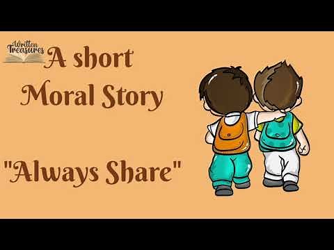 Short Stories | Moral Stories | #sharing | short story for kids in english | Sharing is Caring