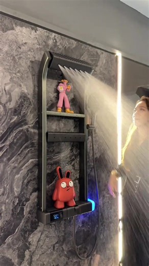 Experience true relaxation with a shower system designed to pamper you. #bathroom #losangeles