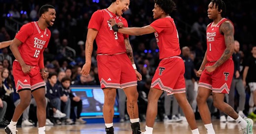 No. 19 Texas Tech rallies from 17 down in 2nd half to stun No. 3 Duke 82-81 at MSG