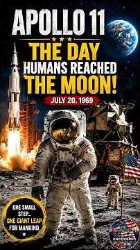 Apollo 11: The Day Humans First Walked on the Moon 🌕🚀 | 1969 #shorts