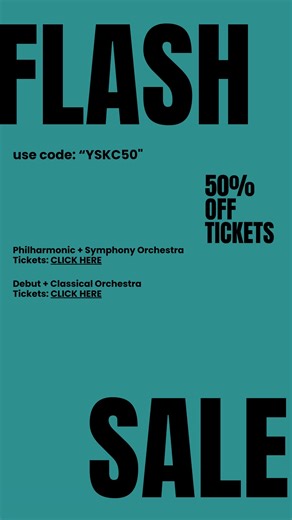 50% off on fall tickets for our November 9th Concert! use code "YSKC50" https://www.yskc.org/upcoming-events/yskc-presents-beethoven-vivaldi-debut-classical-orchestras/⁠ ⁠ https://www.yskc.org/upcoming-events/yskc-presents-tchaikovsky-paganini-with-alexander-markov/ | Youth Symphony of Kansas City | Facebook