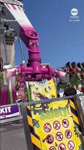 Kids left hanging upside down on carnival ride at Arkansas State Fair