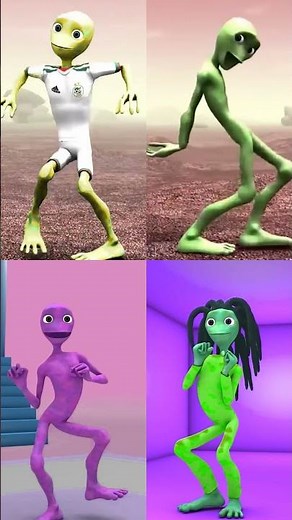 Dame Tu Cosita Alien Dance | All Variation Dame Tu Cosita Music Video