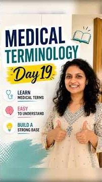 📚 Medical Terminology – Day 19 | Learn Medical Coding Basics