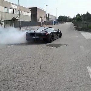 PowerslideLover | Leaving in style with the smoke machine 💨 💨💨💨 #LaFA . . 🎬 @giulius_marc #Ferrari #laferrariaperta #laferrari #🍩 #car #cars #sportscar... | Instagram