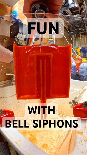 Fun with Bell Siphons - A 3D Printed Educational Model #3dprinting #fluiddynamics #education