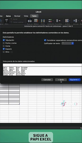 Que otro truco te sabes para demilitar datos? #datos #excel #tutorial #exceltips #exceltutorial #excelpro