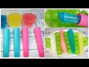 Ice Pops With Your Favourite juice Drinks | Easy Kids Recipes | Fruit juice Ice Pop