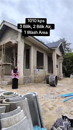 Mini Banglo 1010 kps 3 bilik, 2 bilik air, 1 wash area. progress terkini konduit elektrik. #binarumahatastanahsendiri #rdcgroupproperties #rumahidaman #kontraktorbinarumahkelantan