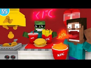 🍗 Work At Fried Chicken Place 2️⃣ - Minecraft Animations