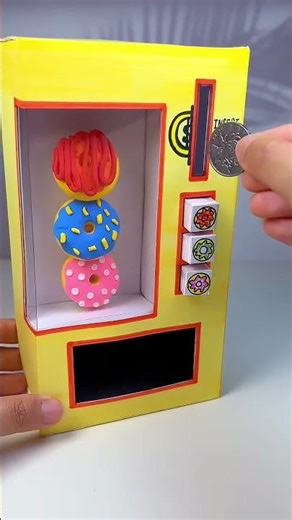 Manual DIY Donut Vending Machine #diy#craft #handmadetutorial
