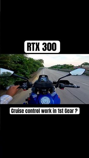 Rtx 300 cruise control Work in 1st Gear 😳 ? || #rtx300 #doctorbiker #cruisecontrol