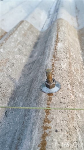 Cement Sheet Huck Fitting Ka Perfect Tarika 🔧💯 | Roofing Sheet Installation Tips