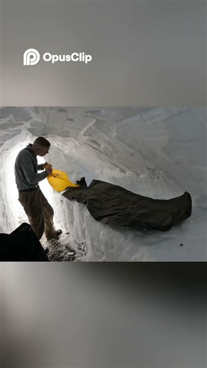 (Outdoor Boys) Sleeping in a SNOW CAVE Epic Winter Survival Setup!
