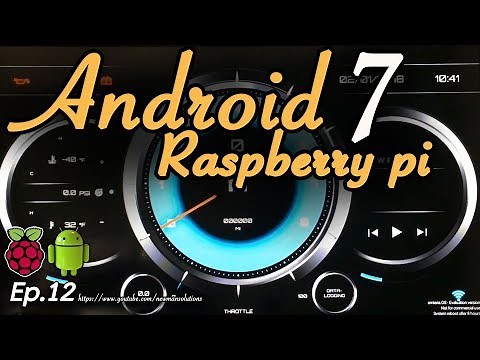 New Android 7.1.2 on Raspberry pi 3 - (EP12) RealDash virtual dashboard on android raspberry pi
