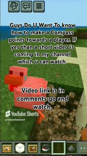 How to make a compass points towards a player. #minecraftcompetition .