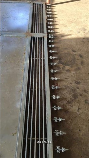 Stylish 12 feet boundary gate ✅ check my full video YouTube #gklohar #viral_video #walding #shorts