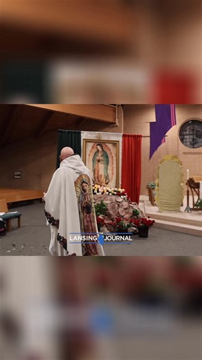LANSING, Ill. – Each year for more than 15 years a core group of volunteers from All Souls Catholic Parish has organized the Our Lady of Guadalupe celebration at St. Ann Church. The event is scheduled on the Sunday before Dec. 12, a Liturgical Holy Day in Mexico. More than a hundred congregants gathered for the 4 p.m. celebration on Sunday, Dec. 7, led by Fr. Ed Shea. | The Lansing Journal