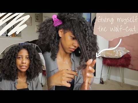 Wolf Cut on Type 4 hair | Deva Cut | Heart Shape Natural Hair