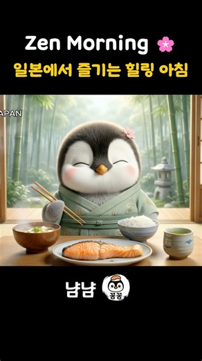 Japanese Breakfast ASMR 🇯🇵 Traditional Morning Set 🐧