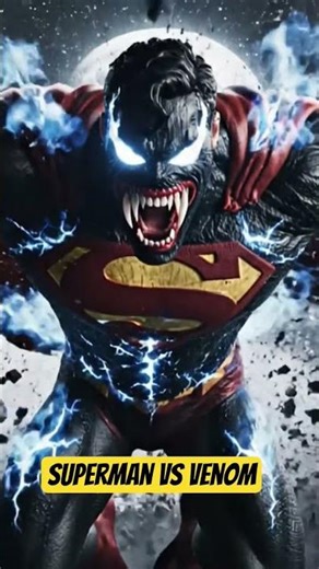 Superman x Venom fusion #shorts #shortsfeed #ytshort