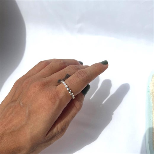 Eternity Diamond Ring - Etsy