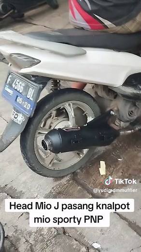 Pasang Knalpot Mio Sporty PNP ke Head Mio J