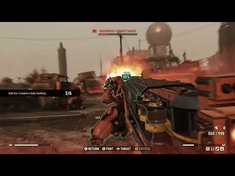 Fallout 76 Deal A Critical Hit To A Sentry Bot Location Guide