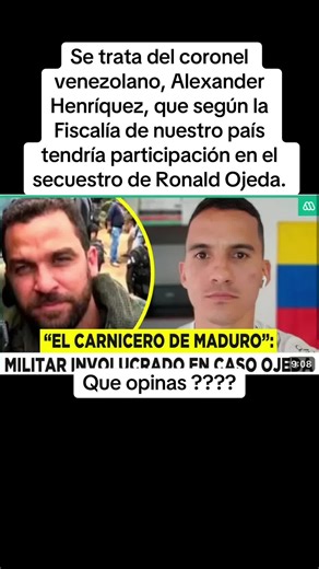 El caso de Alexander Henríquez y el secuestro de Ronald Ojeda