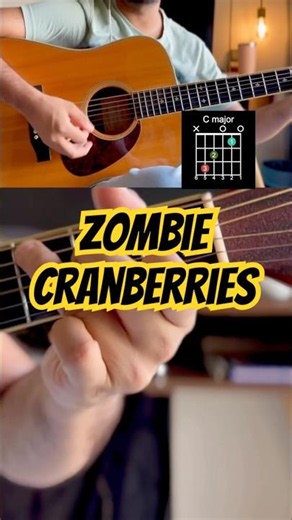 Beginner to PRO at Guitar 🎸Zombie by Cranberries #guitartutorial #guitarlesson #guitarchords
