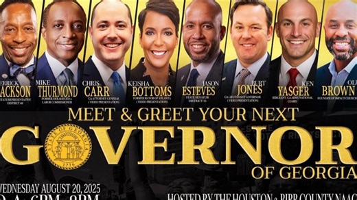 NAACP gubernatorial forum tonight in Warner Robins will feature eight candidates for governor | Livestream